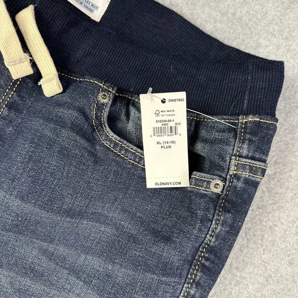 Old Navy Boys Karate Slim Flex‎ Max Tough Jeans Size 14-16